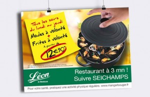 Léon de Bruxelles - Restaurant Graphiste Annecy